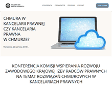 Tablet Screenshot of konferencja.kirp.pl